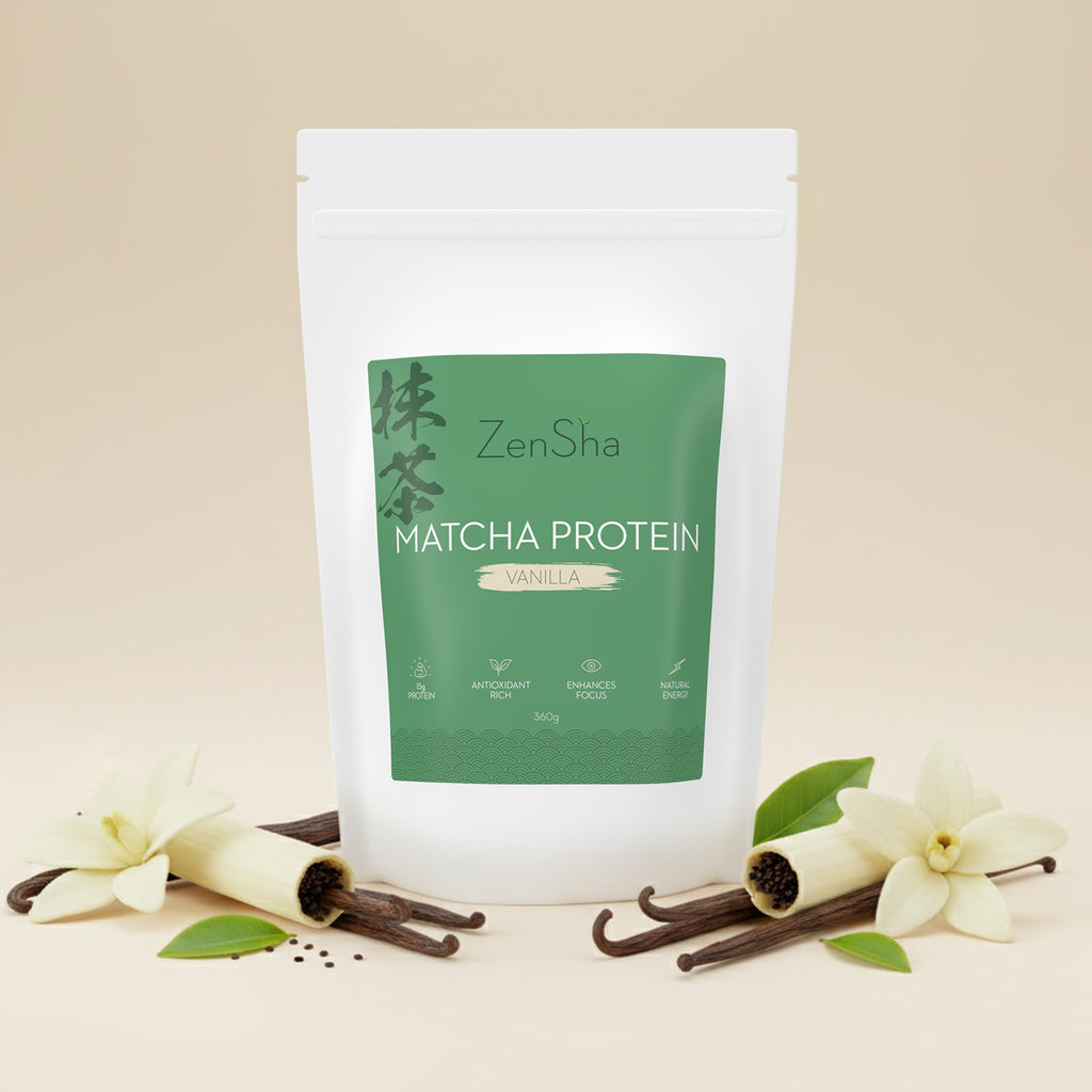 ZenSha - Matcha Vanilla Protein Powder